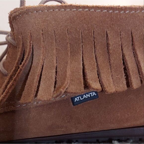 Atlanta Moccasins Children's Fringe Moccasins HandMade in Portugal 4 - Picture 8 of 10